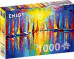 Rainbow Sailboats Puzzel (1000 stukjes) | Enjoy Puzzle -, Verzenden, Nieuw
