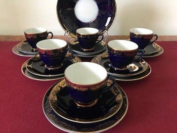Lomonosov Imperial Porcelain Factory, USSR - COBALT BLUE -