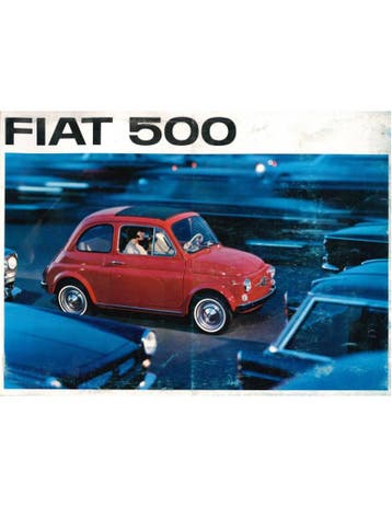 1966 FIAT 500 BROCHURE FRANS, Nieuw, Author