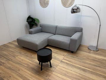 Montel Hoekbank – Grijs – Ruime Lounge, Gebruikt, Hoekbank, Driepersoons, Ophalen of Verzenden
