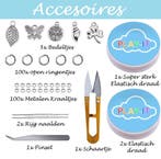 PLAY IT Kralen set XXXL Polymeer Katsuki - Incl. 300 smileys, Hobby en Vrije tijd, Kralen en Sieraden maken, Verzenden, Nieuw