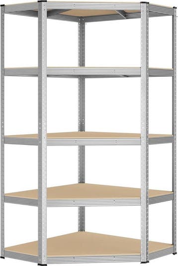 Stellingkast - hoekstelling 5 niveaus - metaal met MDF -, Verzenden