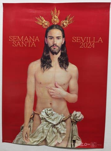 Salustiano (État A) - Affiche censuré Semaine Sainte Seville