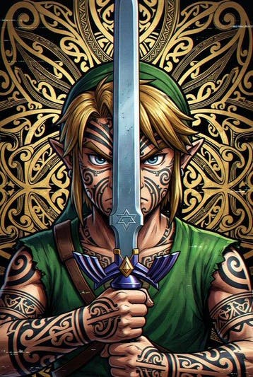 Artxlife - The Legend of Zelda The Maori Warrior, Spelcomputers en Games, Nieuw