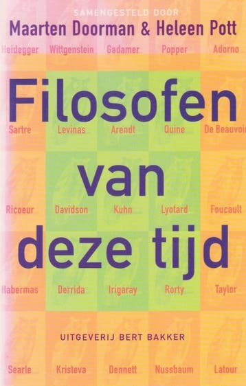 FILOSOFEN VAN DEZE TIJD 9789035121089, Verzenden, Zo goed als nieuw