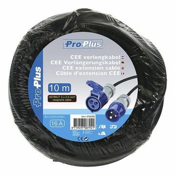 CEE verlengkabel 10M 3x2,5mm², Verzenden, Nieuw