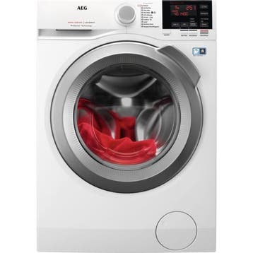 AEG L6FBBERLIN - Wasmachine - 9 kg - 1400 tpm - ProSense -, Ophalen of Verzenden, Zo goed als nieuw, Voorlader, 85 tot 90 cm