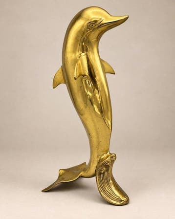 Decoratief ornament - Nederland - Mid century dolfijn