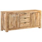 vidaXL Dressoir 175x40x75 cm ruw mangohout, Verzenden, 150 tot 200 cm, Nieuw, 25 tot 50 cm