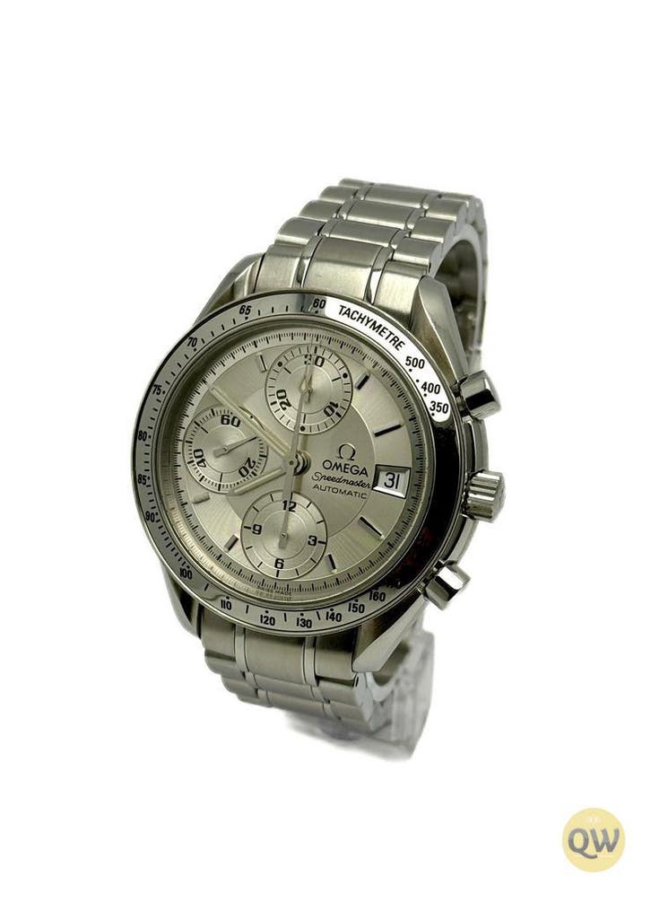 Omega Speedmaster Date, Sieraden, Tassen en Uiterlijk, Horloges | Heren, Staal, Gebruikt, Staal, Omega, Polshorloge, Ophalen of Verzenden