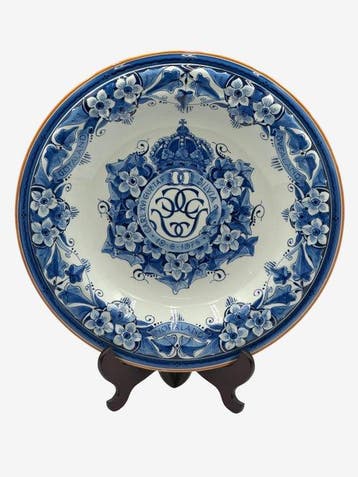 De Porceleyne Fles, Delft - Bord - Aardewerk, Antiek en Kunst