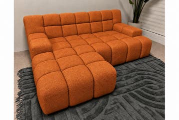 Loungebank Tiel - loungebanken - Oranje, Nieuw, 150 cm of meer, Stof, 250 tot 300 cm
