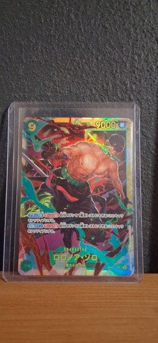 Bandai - 1 Card - One Piece - Roronoa Zoro Zoro secret rare, Nieuw