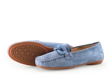 Di Lauro Loafers in maat 37 Blauw, Overige typen, Verzenden, Blauw, Di Lauro