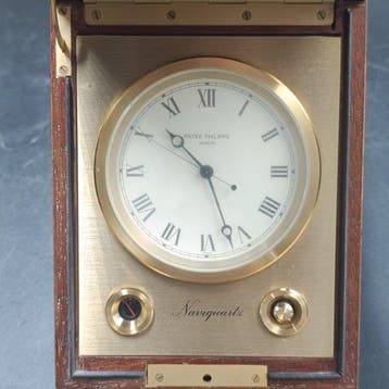 Patek Philippe Naviquartz III - Hout, Messing - 1970-1980, Antiek en Kunst