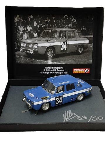 Scalextric - Slotcar Renault 8 Gordini - Tirada limitada, Nieuw