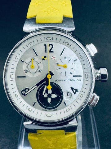 Louis Vuitton - Tambour Chronograph - Q132C - Unisex -, Nieuw