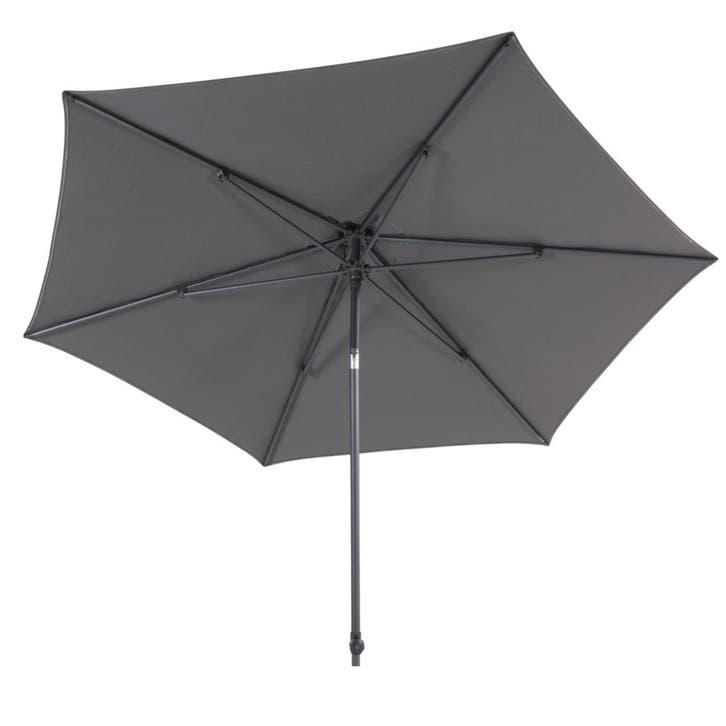 Azzurro stokparasol 300 cmØ charcoal 4 Seasons Outdoor, Tuin en Terras, Parasols, Nieuw, Ophalen of Verzenden