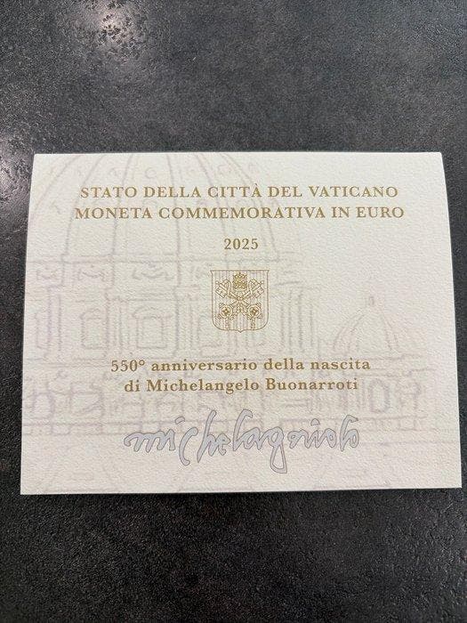 Vaticaan. 2 Euro 2025 Michelangelo (Zonder minimumprijs), Postzegels en Munten, Munten | Europa | Niet-Euromunten