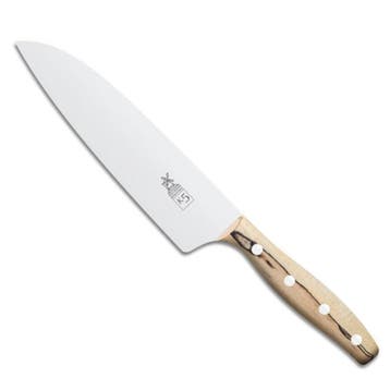 Robert Herder K5 Koksmes XL – RVS – Licht Gebogen – Le, Huis en Inrichting, Ophalen of Verzenden, Nieuw, Rvs of Chroom