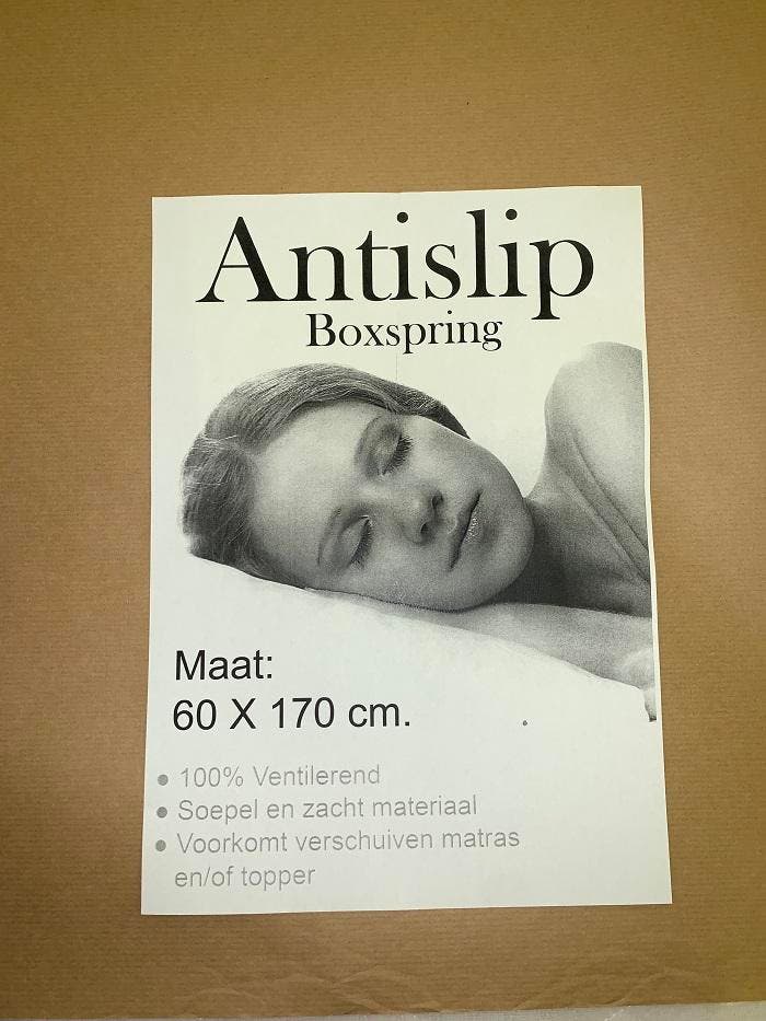 Antislip Matrasonderlegger - diverse maten, Huis en Inrichting, Slaapkamer | Beddengoed, Nieuw, Verzenden