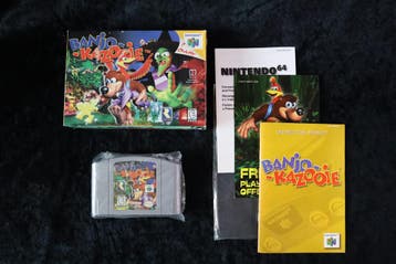 Banjo Kazooie Nintendo 64 N64 Boxed NTSC USA Good Condition, Spelcomputers en Games, Games | Nintendo 64, Verzenden, Nieuw