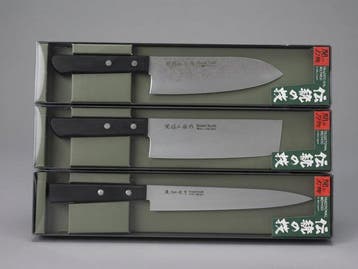 Set of 3 Brand New Japanese Kitchen Knives by Noushu