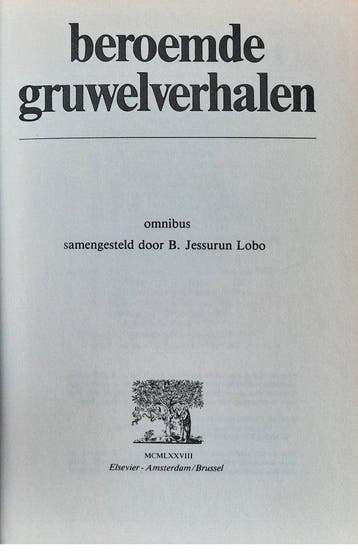 Beroemde gruwelverhalen - Lobo, Verzenden, Gelezen