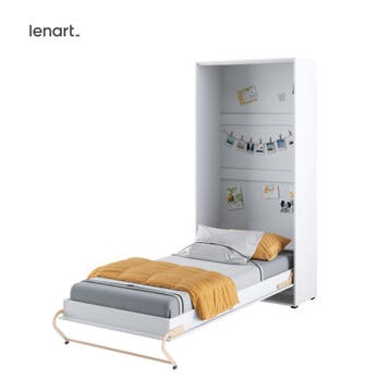 Lenart Bed Concept Pro Verticaal Opklapbed 90x200 - Hoogglan, Nieuw