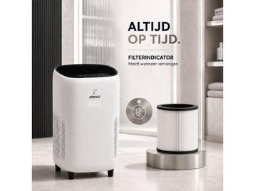 Zenvo ZEN1000 - Luchtreiniger XL - HEPA 13 Filter - CADR 360, Verzenden, Zo goed als nieuw