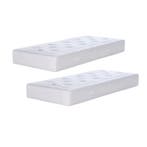 EASTBORN MATRAS GO WIT | Set 2ST. | 90x210 | SOEPEL&STEVIG, Huis en Inrichting, Slaapkamer | Matrassen en Bedbodems, Ophalen, Nieuw