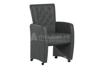 Eetkamerstoel Carina - eetkamerstoelen - Grijs, Huis en Inrichting, Stoelen, Nieuw, Grijs, Stof