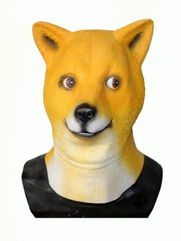 Hondenmasker Akita, Verzenden, Nieuw