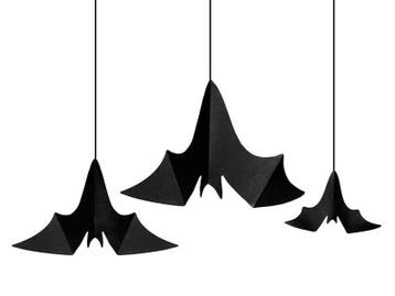 Hangdecoratie Vleermuizen (3st), Ophalen of Verzenden, Nieuw