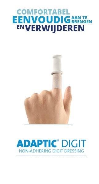 Systagenix Adaptic Digit - 10 stuks vinger verband ADAPTIC®, Verzenden, Nieuw