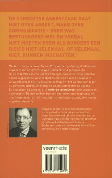 Verloren vertrouwen 9789085714019 Remco de Boer, Verzenden, Gelezen, Remco de Boer