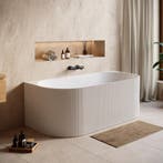 Ligbad Havana  170 x 80 x 58 cm Half Vrijstaand Bad wit, Verzenden, Nieuw, Bad