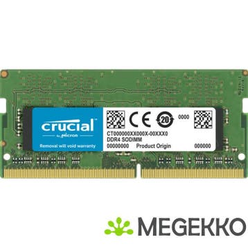Crucial DDR4 SODIMM 1x32GB 3200, Computers en Software, Verzenden, Nieuw
