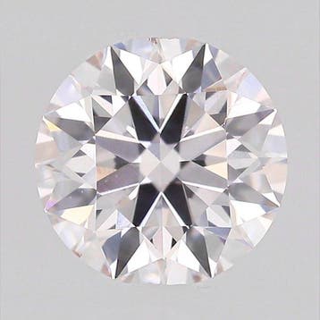 1 pcs Diamant (Natuurlijk gekleurd) - 0.61 ct - Rond - Faint, Nieuw