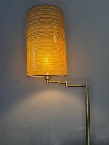 Kullman Lampen - Staande lamp - Messing, Textiel - Een