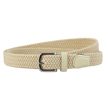 Houtkamp Smalle Elastische Dames Riem - Beige - 95, Verzenden, Nieuw, 100 cm of meer, 3 tot 5 cm