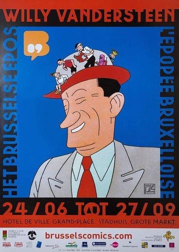 Joost Swarte - 1 Offset Print - Suske en Wiske - Willy, Nieuw