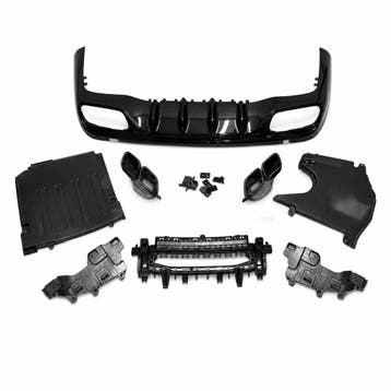 Diffuser With Black Exhaust Tips Voor Mercedes CLE A236/C236, Ophalen of Verzenden, Nieuw