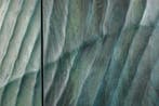 Massief dressoir SCORPION 180cm turquoise mangohout goud, Ophalen of Verzenden, Nieuw