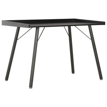 vidaXL Bureau 90x50x79 cm zwart, Verzenden, Nieuw