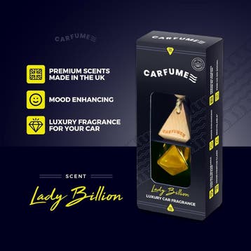 Carfume Original Yellow Lady Billion Vrouwen Autogeurtje, Verzenden, Nieuw