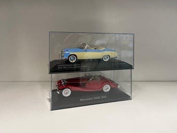 Whitebox, IXO 1:43 - Modelauto (2) - Mercedes-Benz 220Se -, Hobby en Vrije tijd, Modelauto's | 1:5 tot 1:12, Nieuw