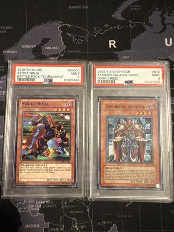 Konami - 2 Graded card - Yu-Gi-Oh! - Strike Ninja -, Nieuw
