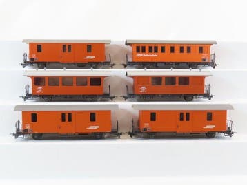 Bemo H0m - o.a. 2265 191/3298 199/3230 190 - Modeltrein, Nieuw