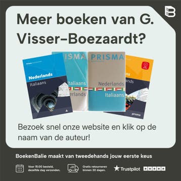 Prisma woordenboek / Nederlands-Italiaans / Prisma, Boeken, Verzenden, Gelezen, G. Visser-Boezaardt